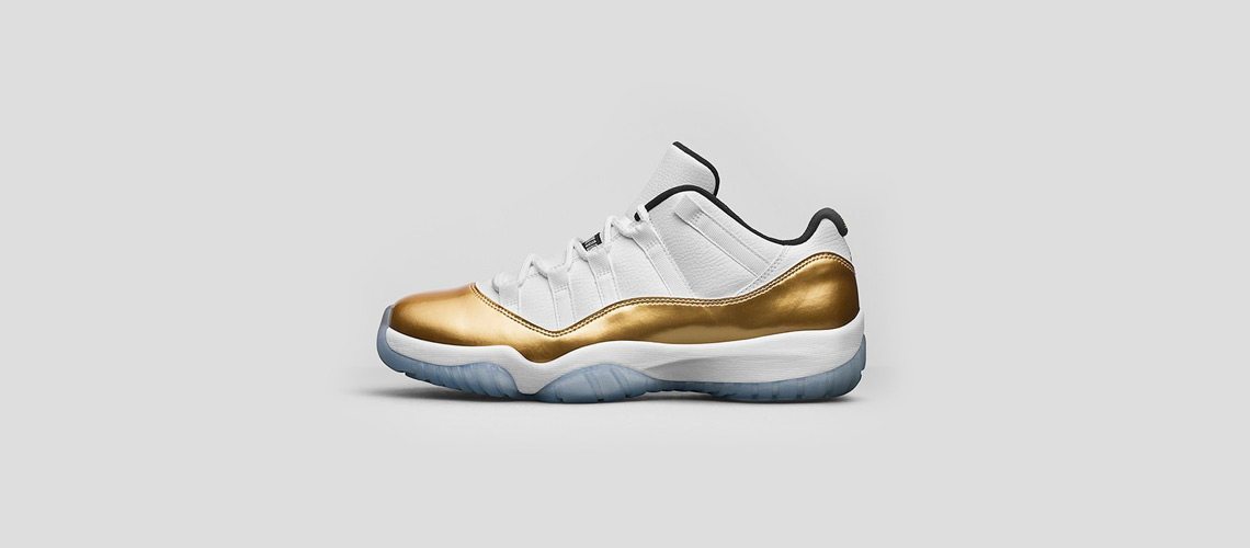 Air Jordan 11 Low Metallic Gold