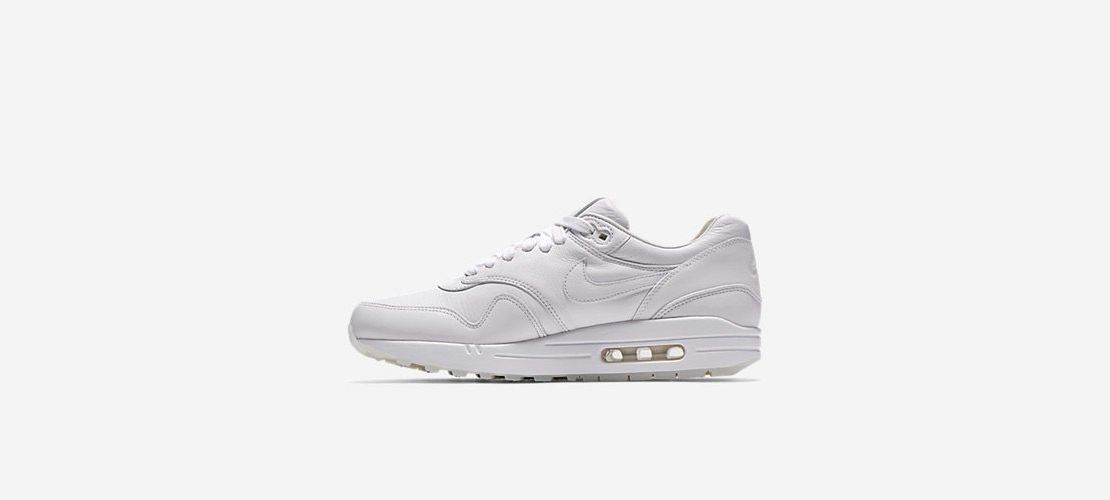 Nike Air Max 1 Deluxe All White 1110x500