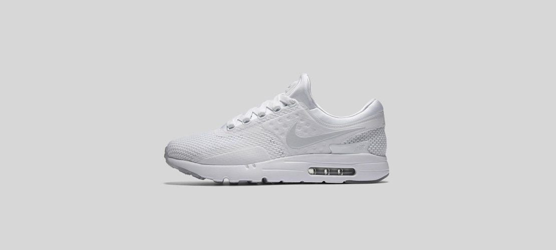 Nike Air Max Zero All White 1110x500
