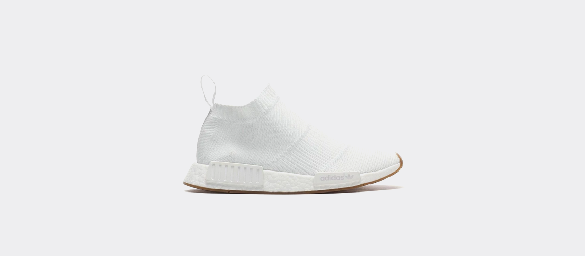 adidas NMD CS1 Primeknit Gum Pack White