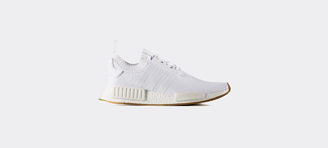 adidas NMD R1 Primeknit Gum Pack White 1110x500