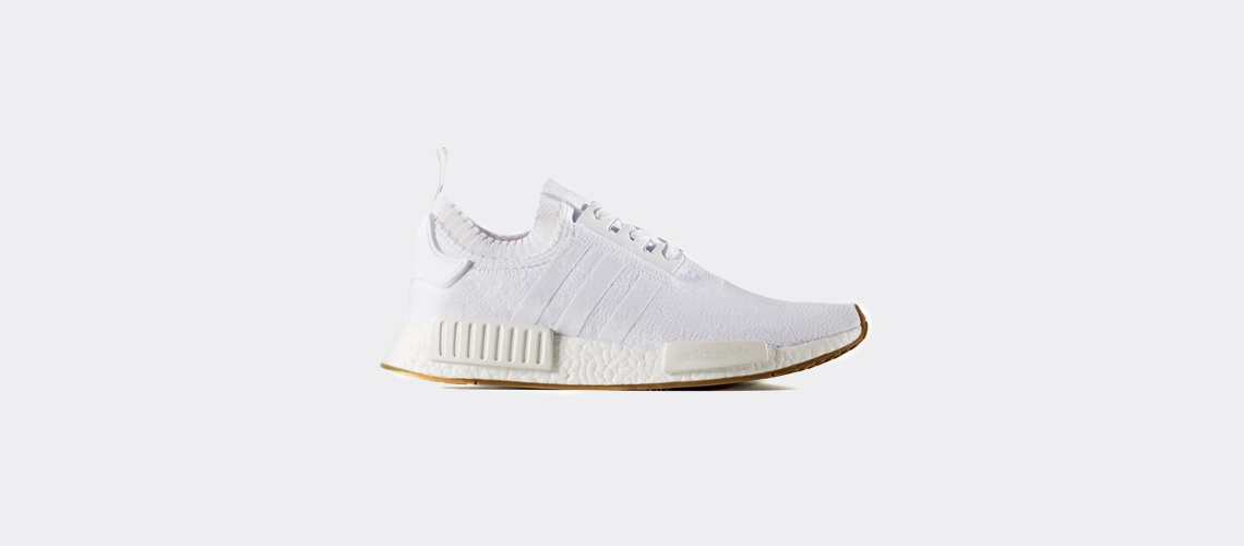 adidas NMD R1 Primeknit Gum Pack White