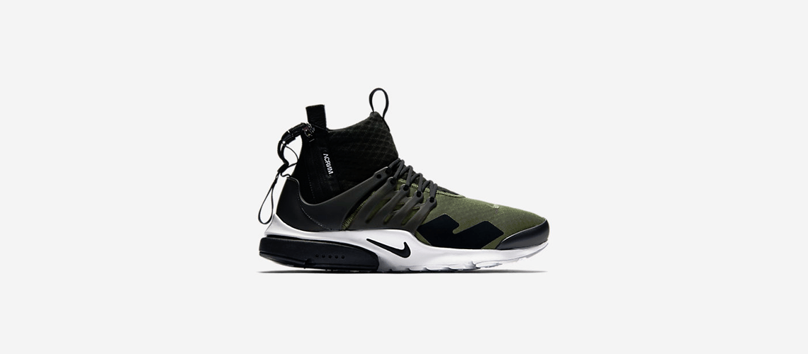 ACRONYM x NikeLab Air Presto Mid Black Olive