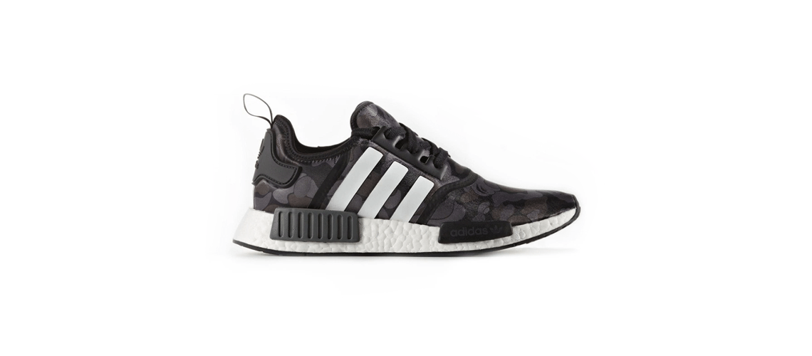 BAPE x adidas NMD Black Camo