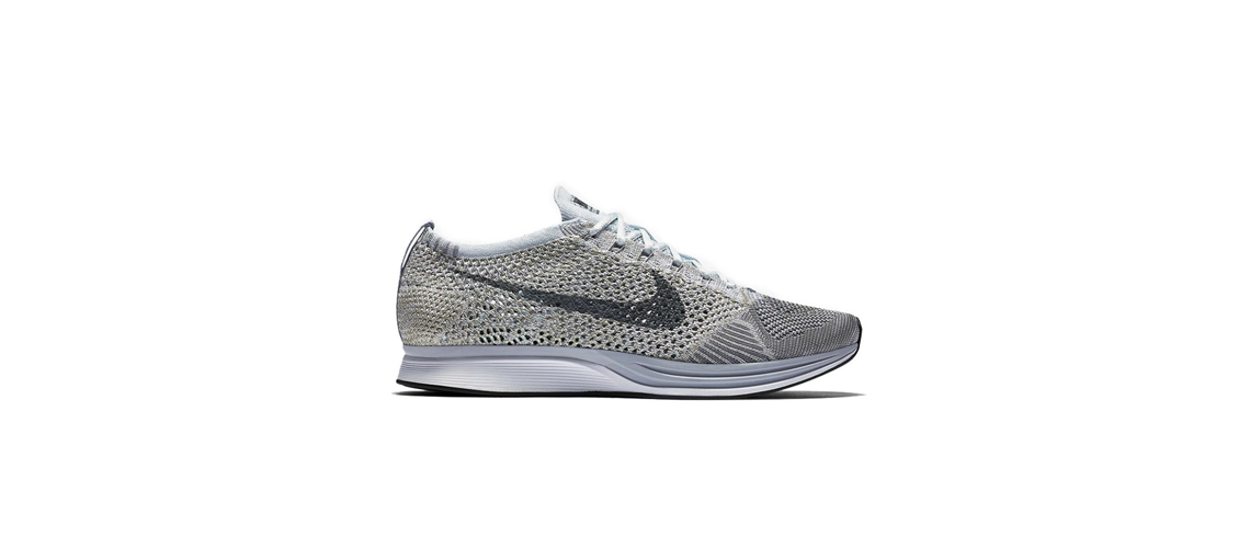 nike flyknit racer pure platinum