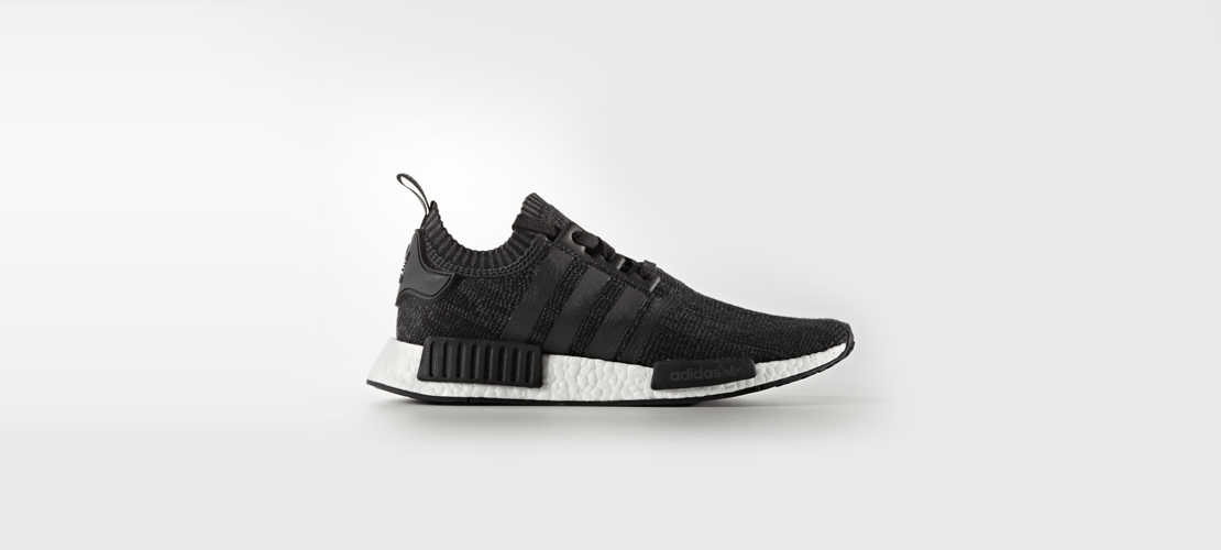 adidas NMD Primeknit Core Black 1110x500