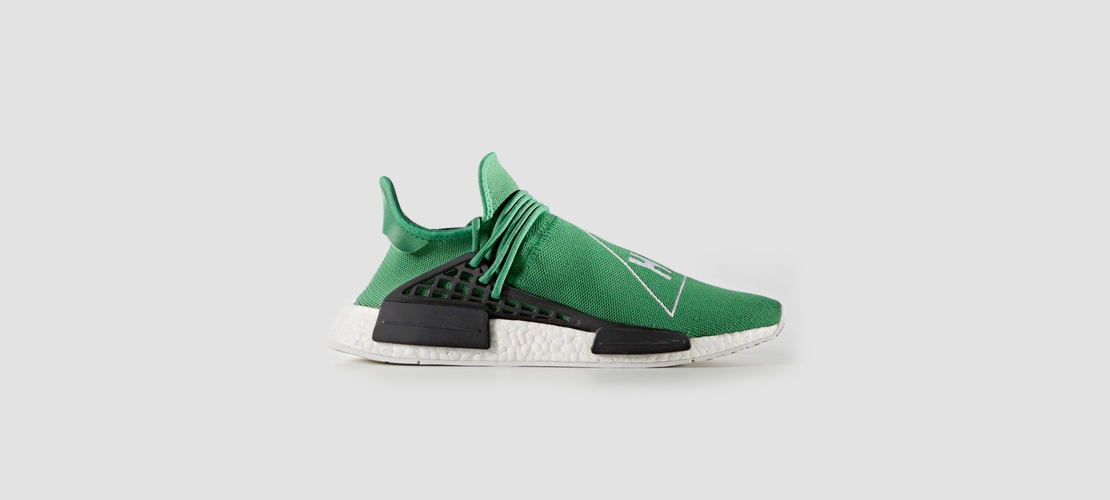 adidas x Pharrell Williams HU NMD Green 1110x500