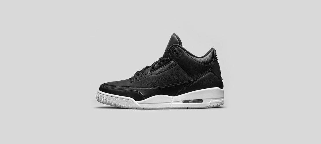 Air Jordan 3 Black White 1110x500