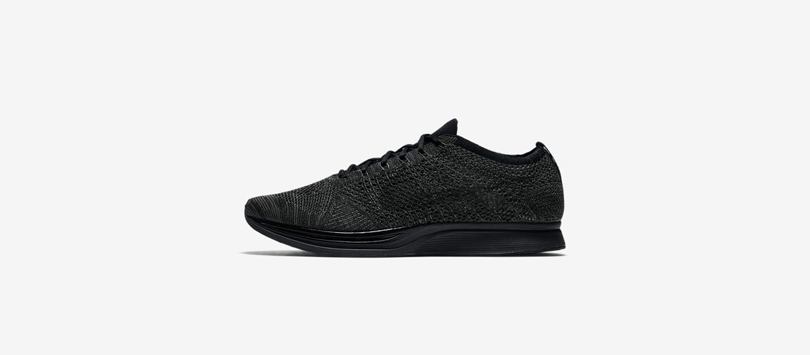 Nike Flyknit Racer Triple Black 526628 009