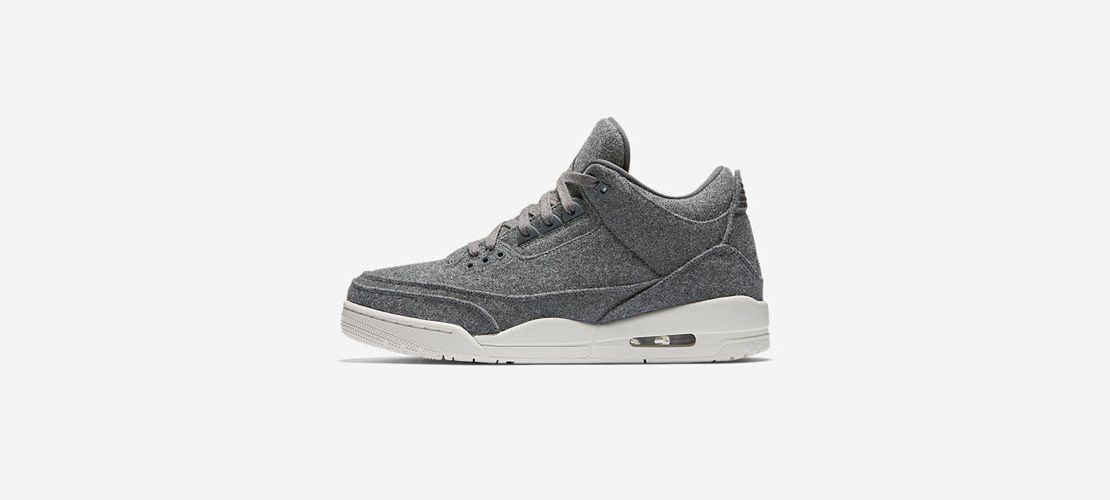 Air Jordan 3 Retro Dark Grey 1110x500
