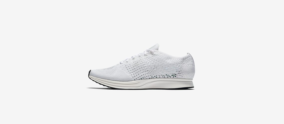 Nike Flyknit Racer All white