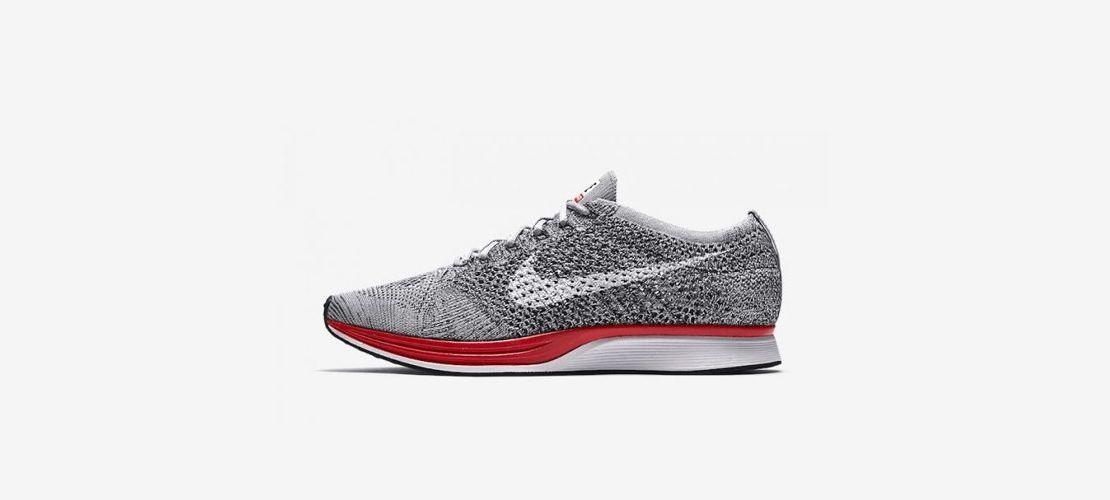 Nike Flyknit Racer Wolf Grey Red 526628 013 1110x500