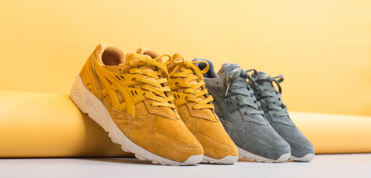 asics Tiger Gel Kayano Trainer Golden Yellow Agave Green 3 730x350
