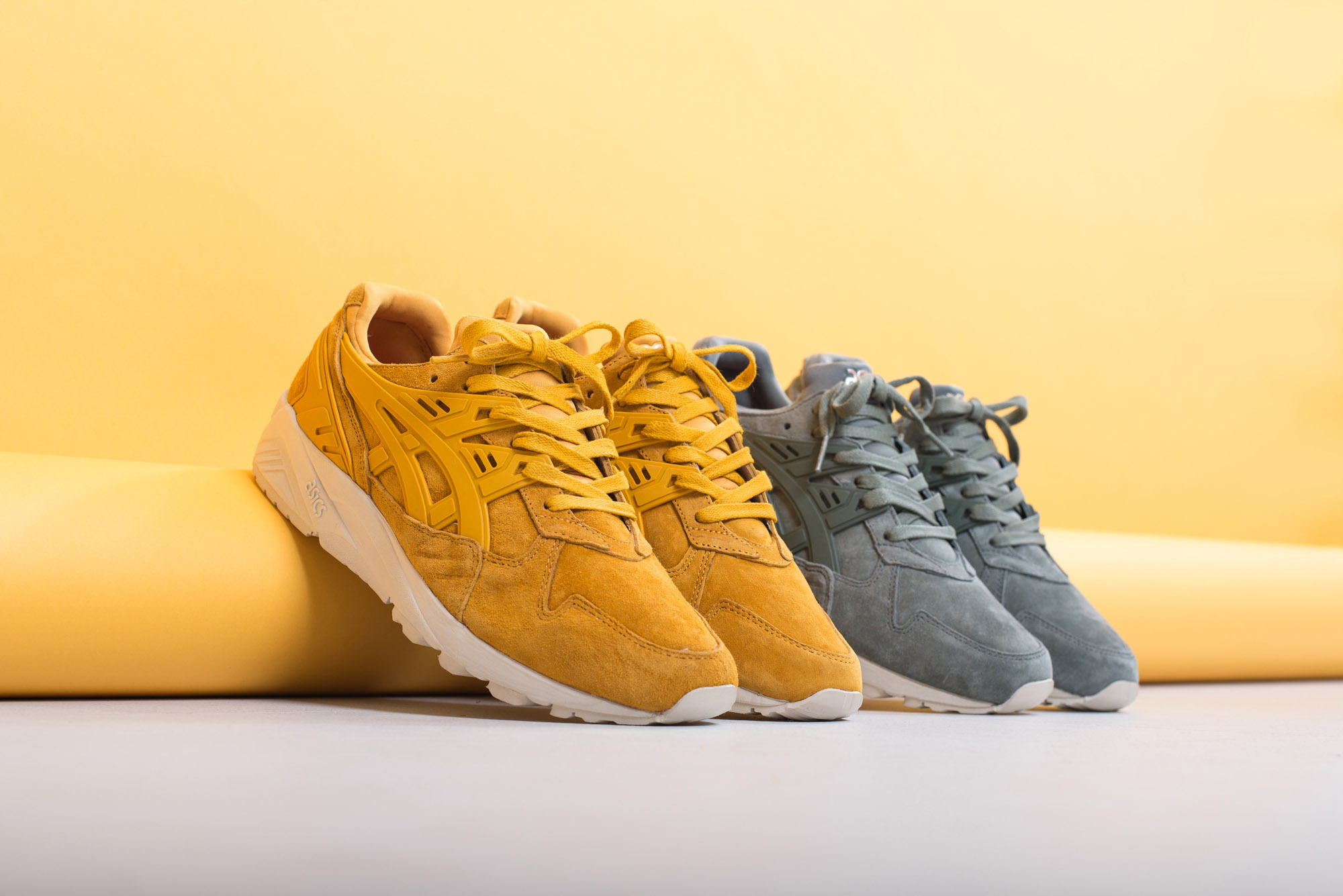 asics Tiger Gel Kayano Trainer Golden Yellow Agave Green 3