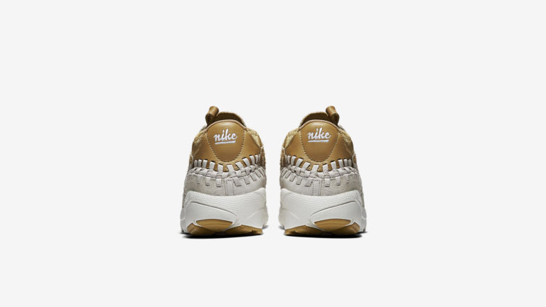 nike air footscape woven chukka flat gold