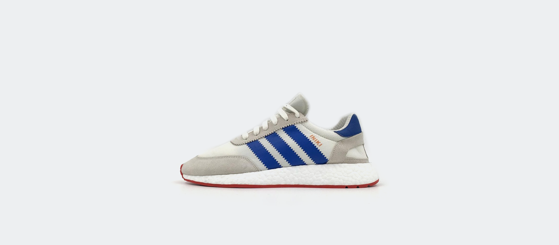 adidas Iniki Runner Offwhite Blue Red BB2093