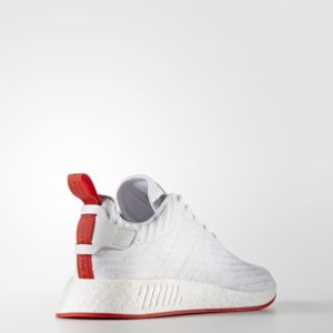 adidas nmd r2 primeknit white red