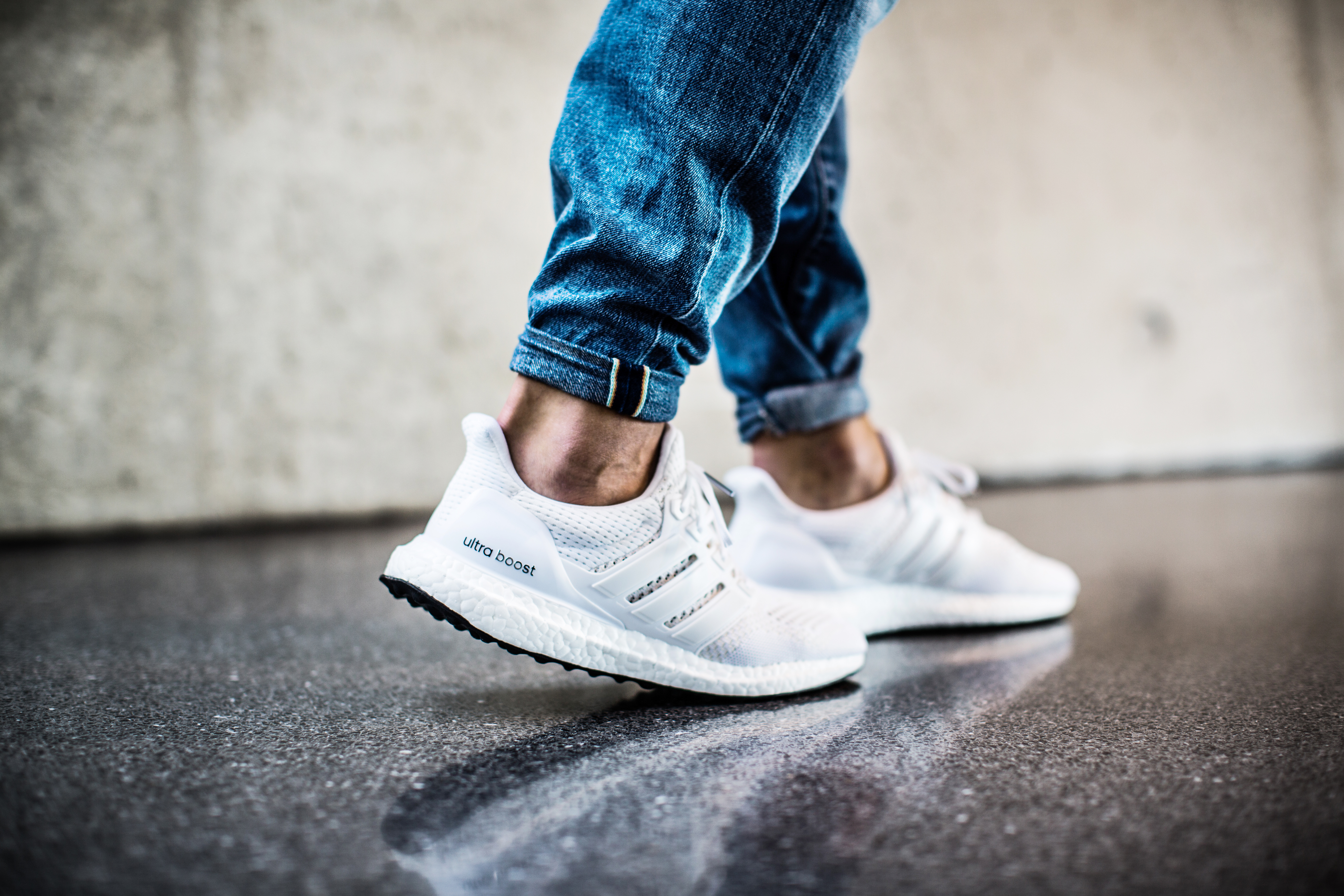 ultra boost triple white price
