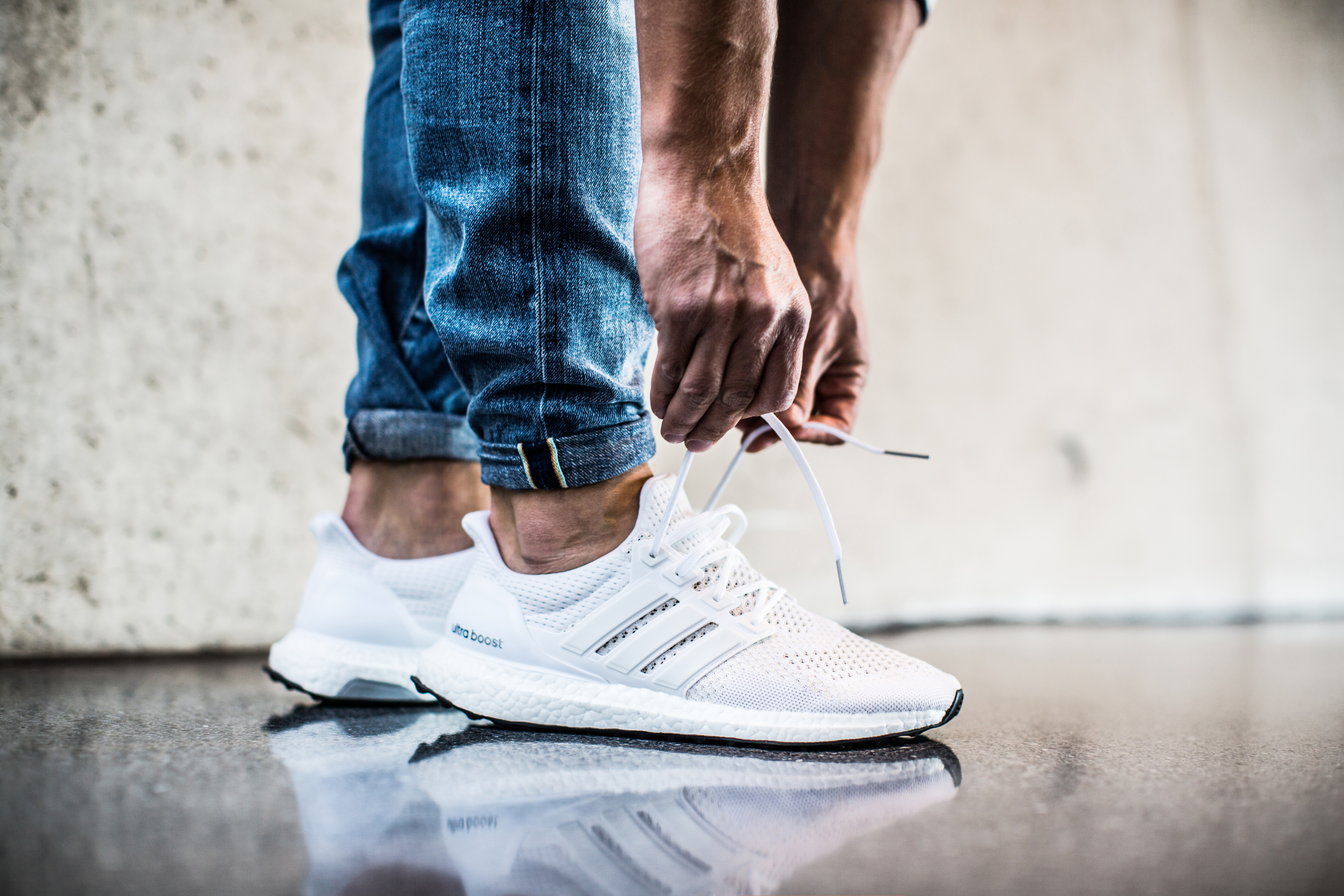 ultra boost triple white price