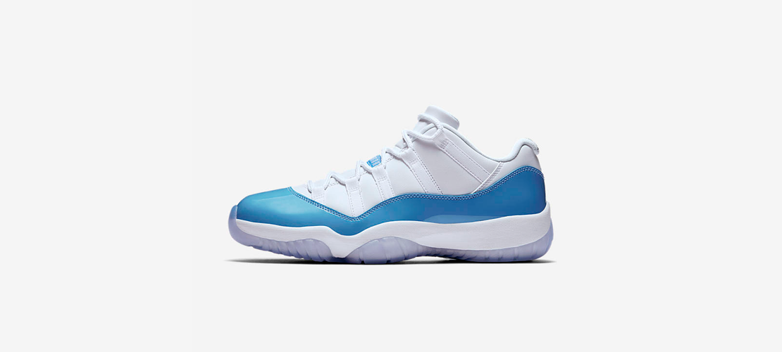 Air Jordan 11 Retro Low University Blue 528895 106 1110x500