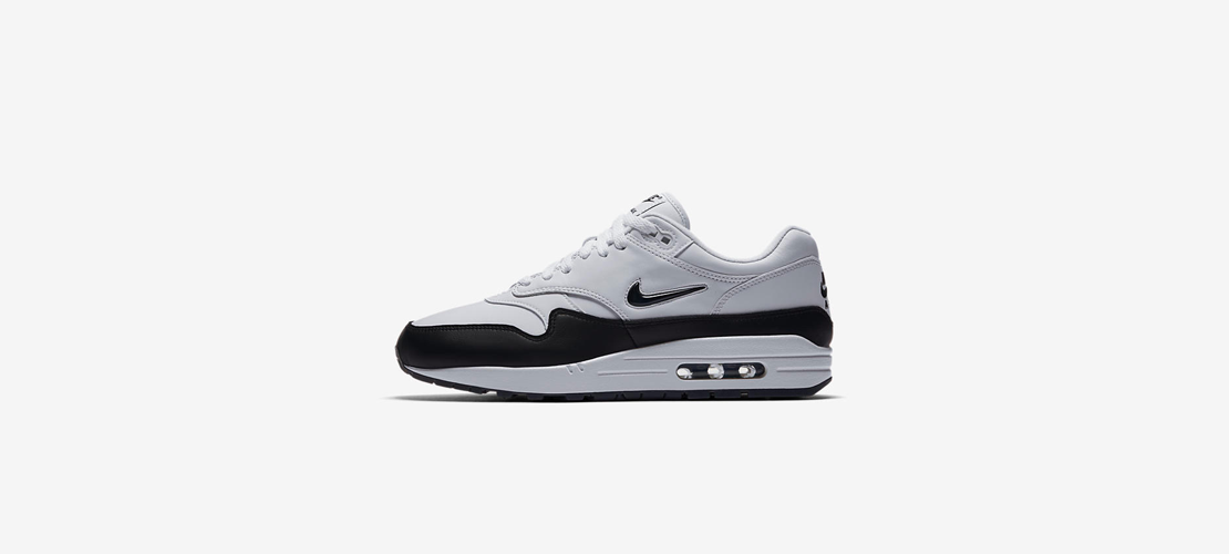 918354 100 Nike Air Max 1 Premium Jewel Black 1110x500
