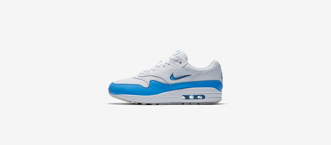 918354 102 Nike Air Max 1 Premium Jewel University Blue