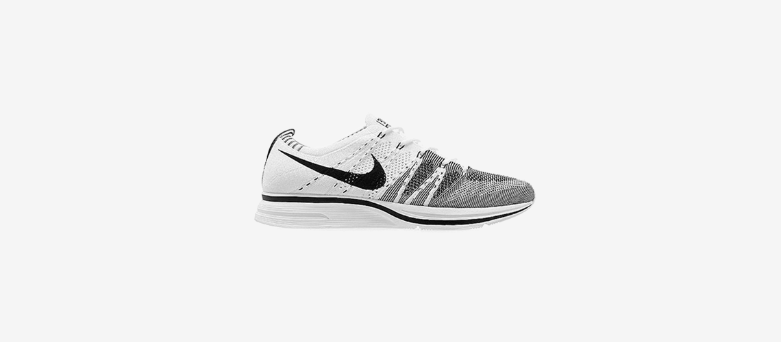 AH8396 100 Nike Flyknit Trainer White Black