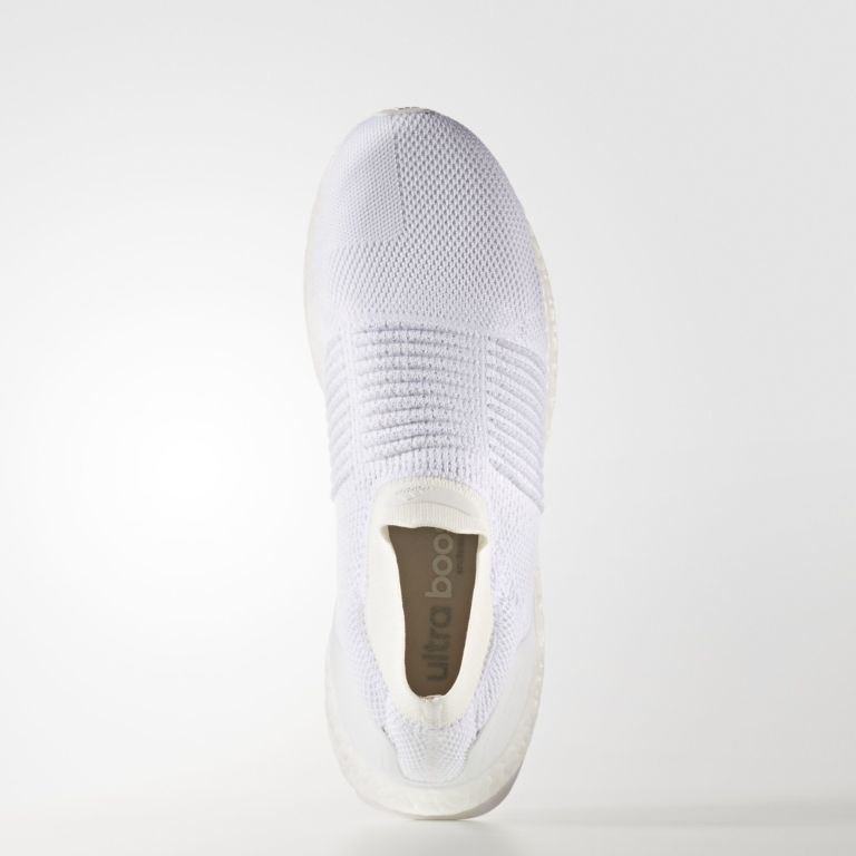adidas ultra boost laceless white