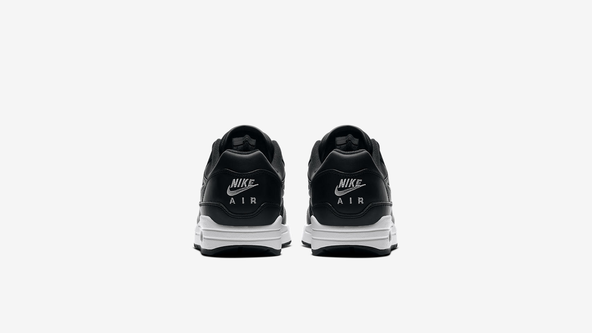 918354 001 Nike Air Max 1 Jewel Black Metal 3