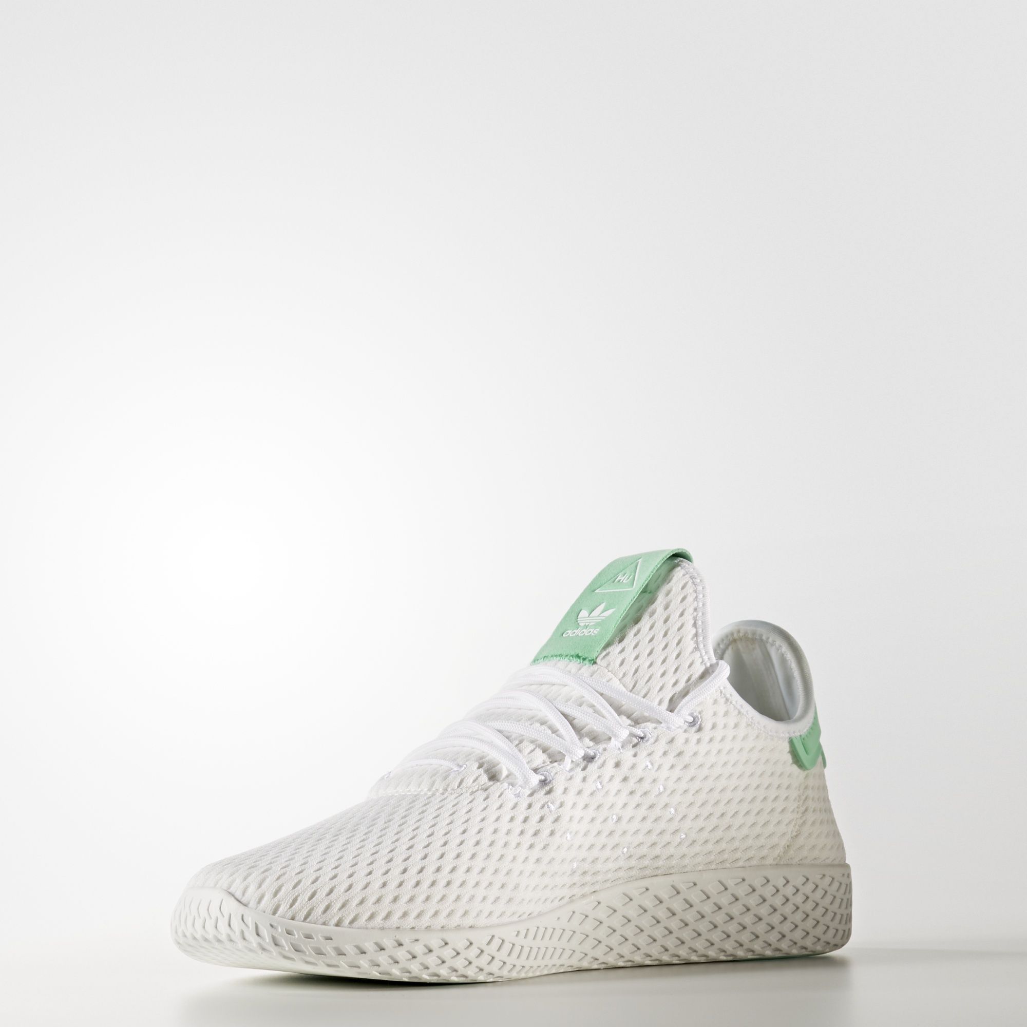 BY8717 Pharrell Williams x adidas Tennis HU White Green Glow 2