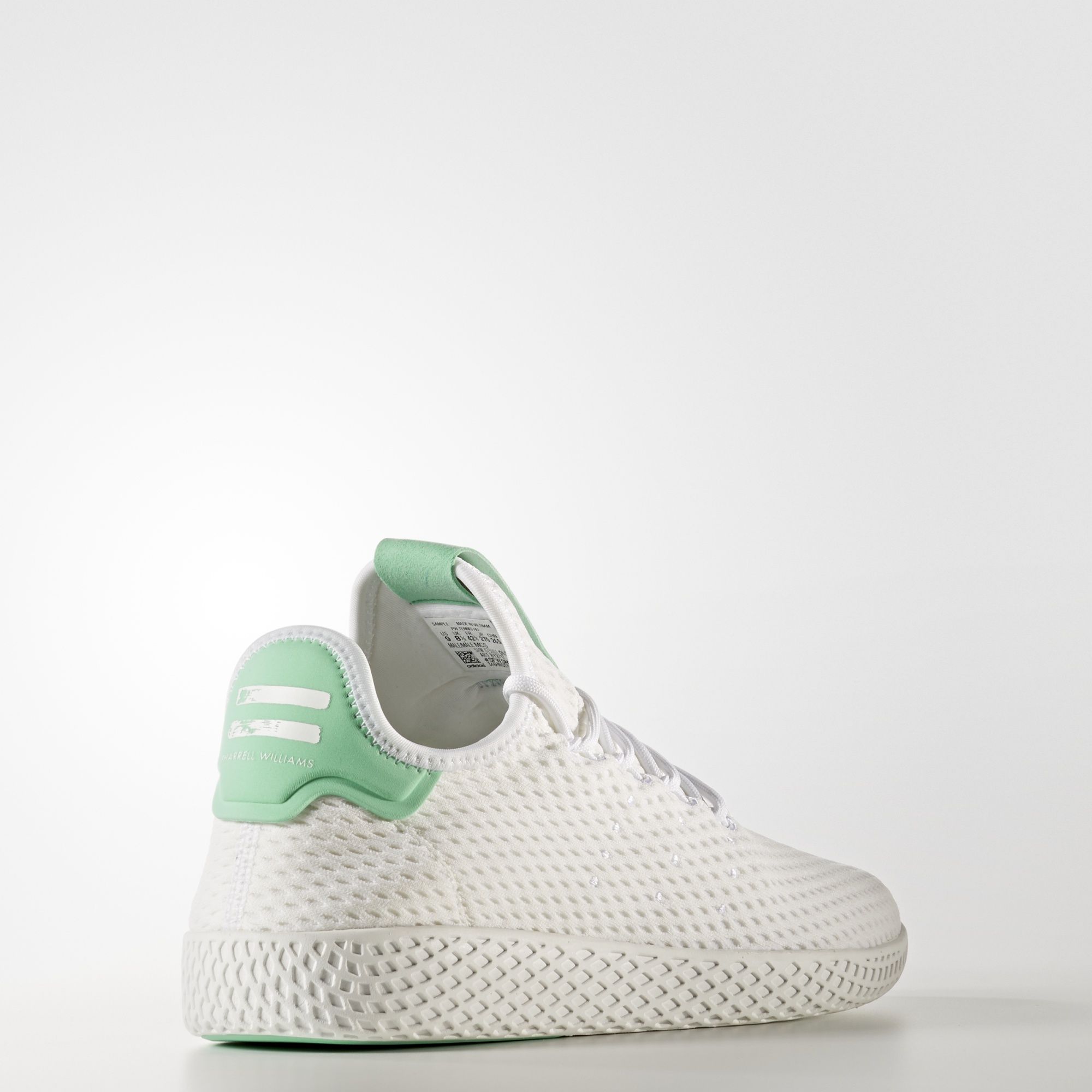 BY8717 Pharrell Williams x adidas Tennis HU White Green Glow 3