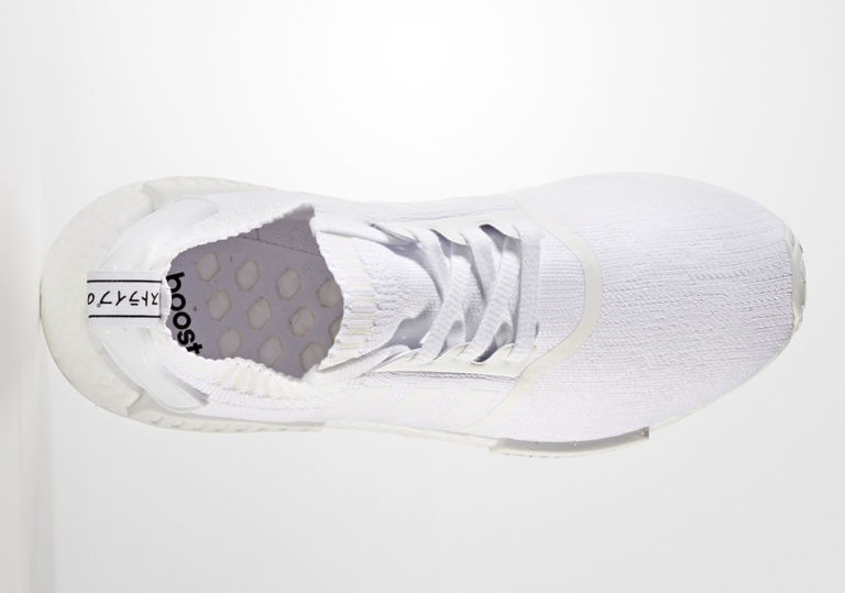 nmd r1 primeknit triple white