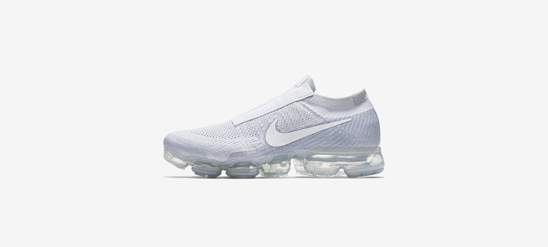 vapormax laceless pure platinum
