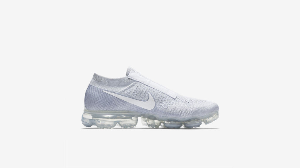 vapormax laceless pure platinum