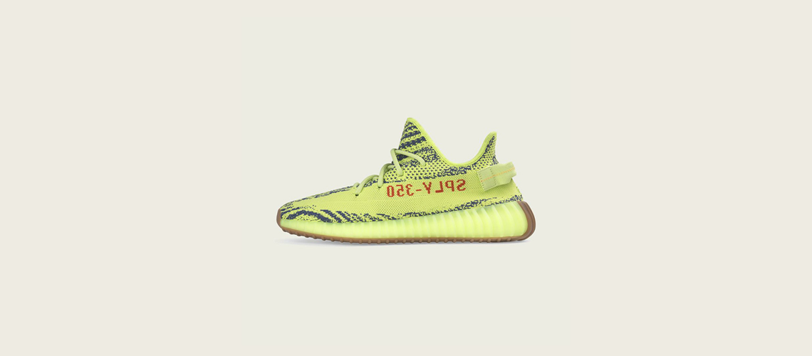 B37572 adidas Yeezy Boost 350 V2 Semi Frozen Yellow