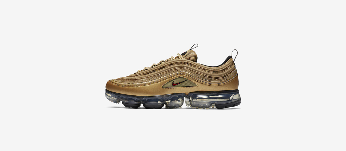 AJ7291 700 Nike Air Vapormax 97 Gold