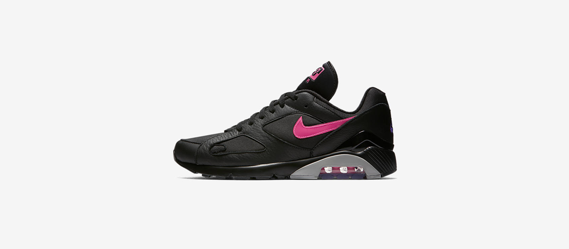 AQ9974 001 Nike Air Max 180 Black Pink Blast