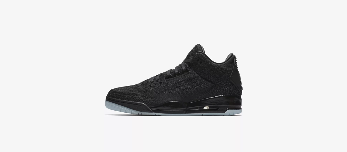 AQ1005 001 Air Jordan 3 Flyknit Black