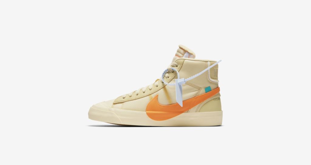 off white blazers orange