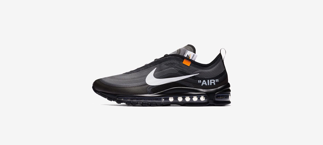AJ4585 001 Off White x Nike Air Max 97 Black 1110x500