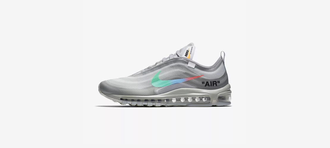 AJ4585 101 Off White x Nike Air Max 97 Wolf Grey 1110x500