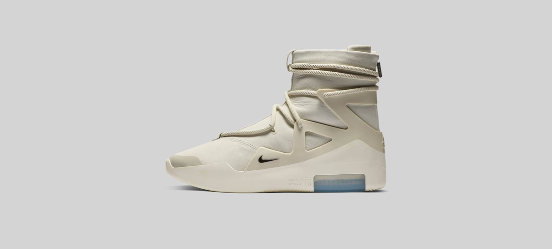 AR4237 002 Nike Air Fear Of God 1 Light Bone 1110x500