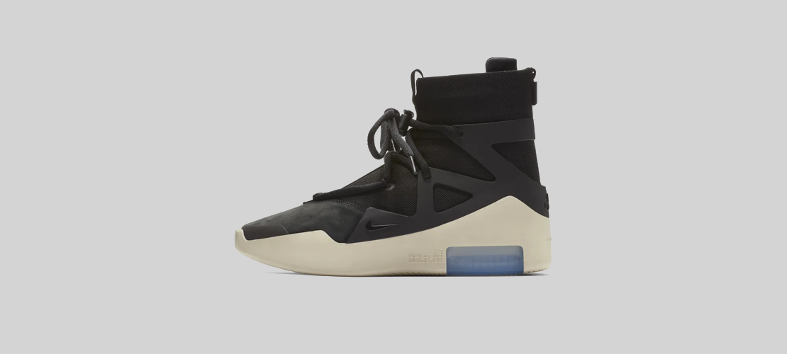 AR4237 001 Nike Air Fear Of God 1 Black 1110x500