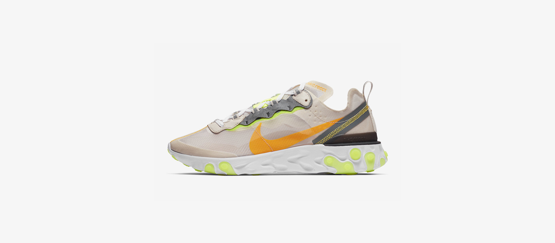 AQ1090 101 Nike React Element 87 Laser Orange