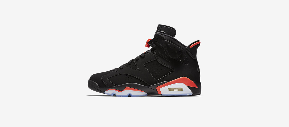 384664 060 Air Jordan 6 Retro Black Infrared OG