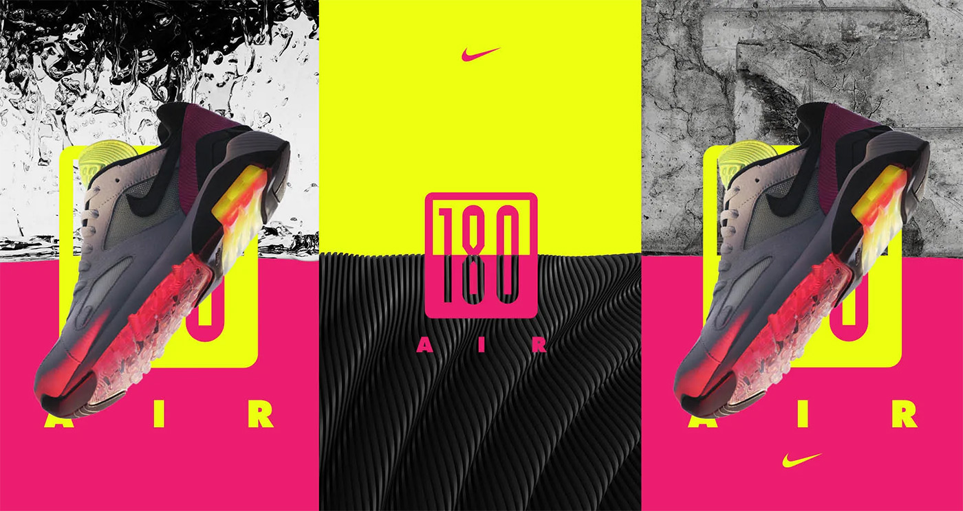 Design Nike Air Max 180 Hyper Pink SNKR