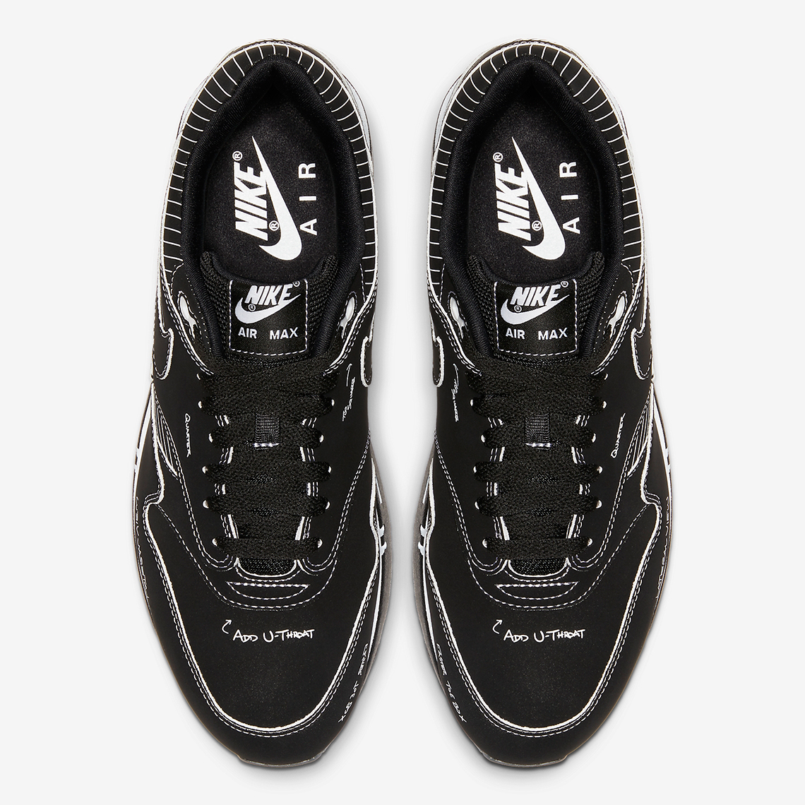 Air max 1 sketch black on sale