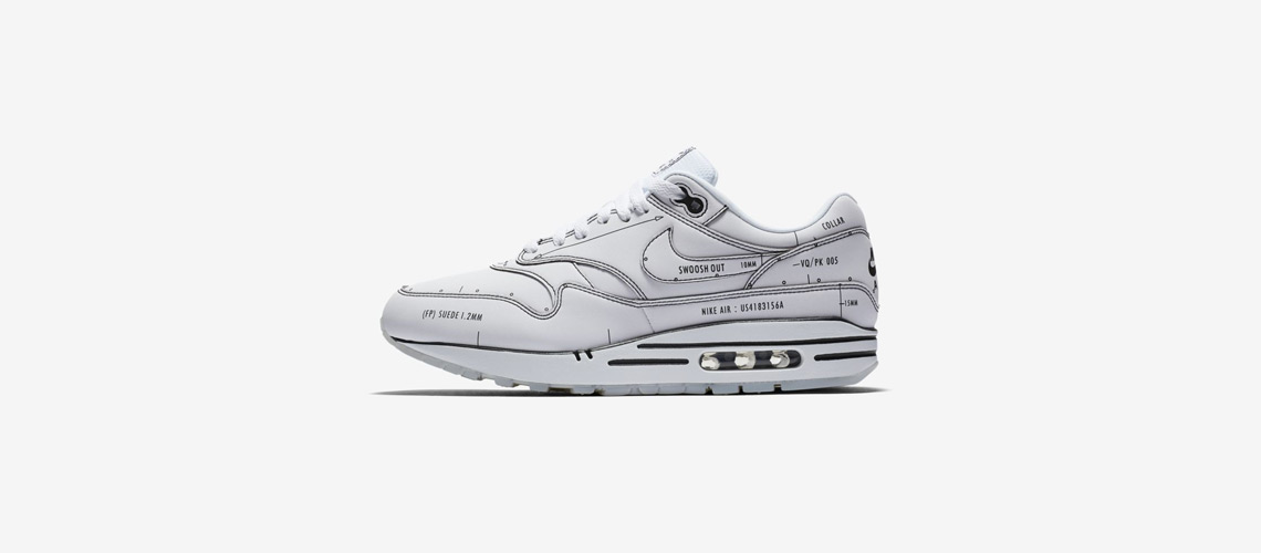 CJ4286 100 Nike Air Max 1 Sketch To Shelf White